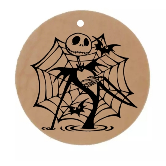 Jack skellington leather key holder personalized - Picture 2 of 2